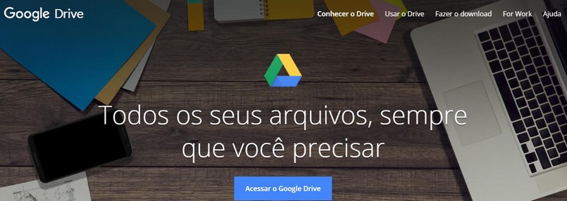Imagem do google drive - ferramenta de colaboração
