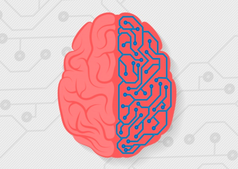 Imagem de um cérebro cheio de conexões para simbolizar a inteligência artificial.  